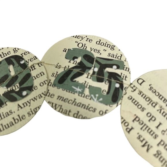 62 Pc Christmas Junk Journal 12 Days of Christmas Dates Handmade Sewn Embellishm - Picture 3 of 5